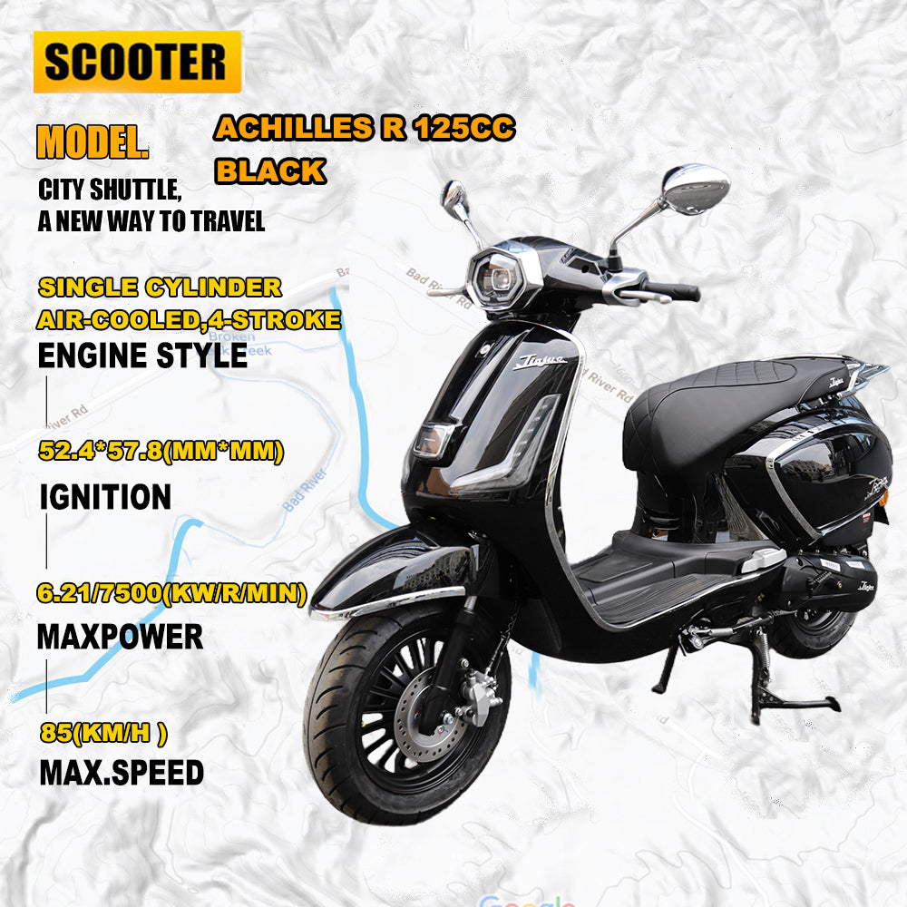 Achilles R 125CC motorcycle scooter moped fuel motorcycle
