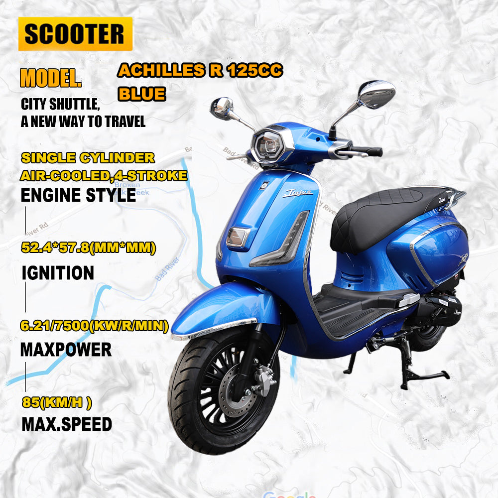 Achilles R 125CC motorcycle scooter moped fuel motorcycle