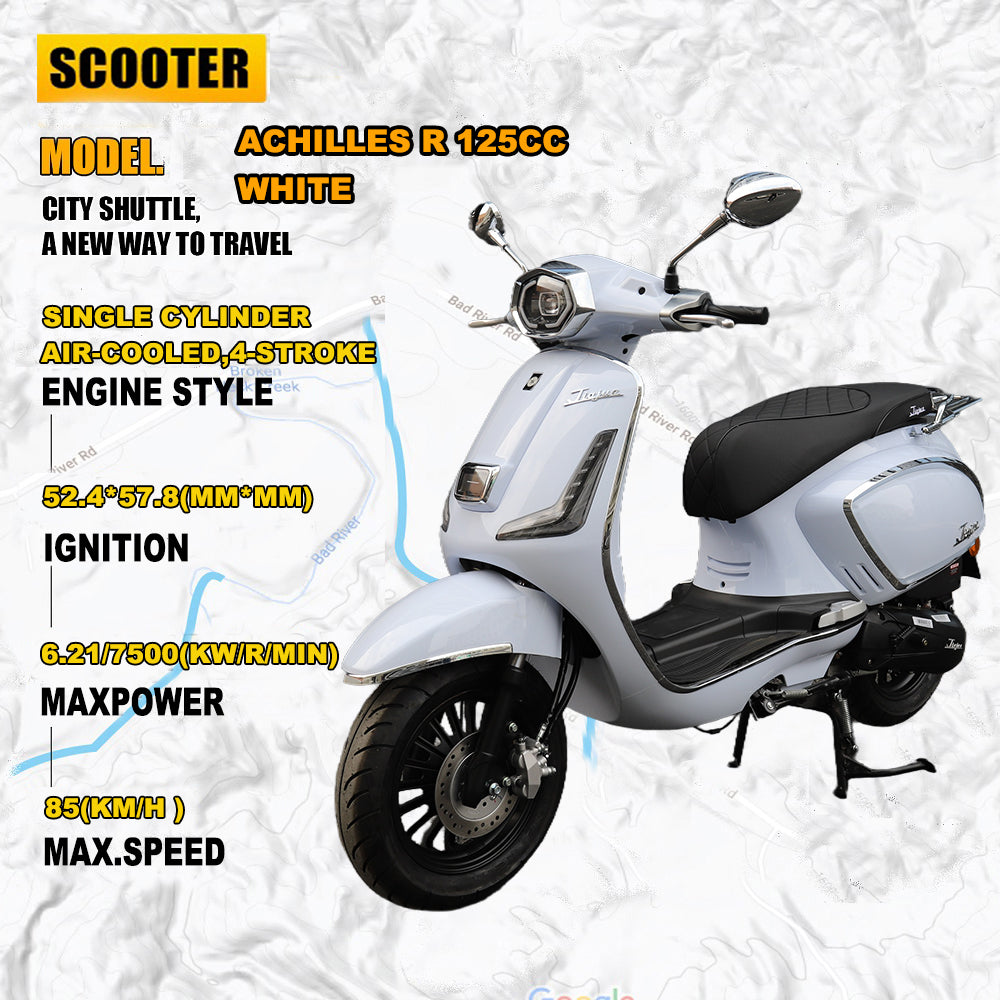 Achilles R 125CC motorcycle scooter moped fuel motorcycle