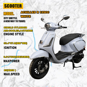 Achilles R 125CC motorcycle scooter moped fuel motorcycle