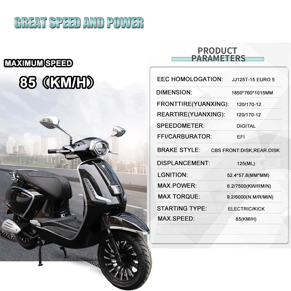Achilles R 125CC motorcycle scooter moped fuel motorcycle
