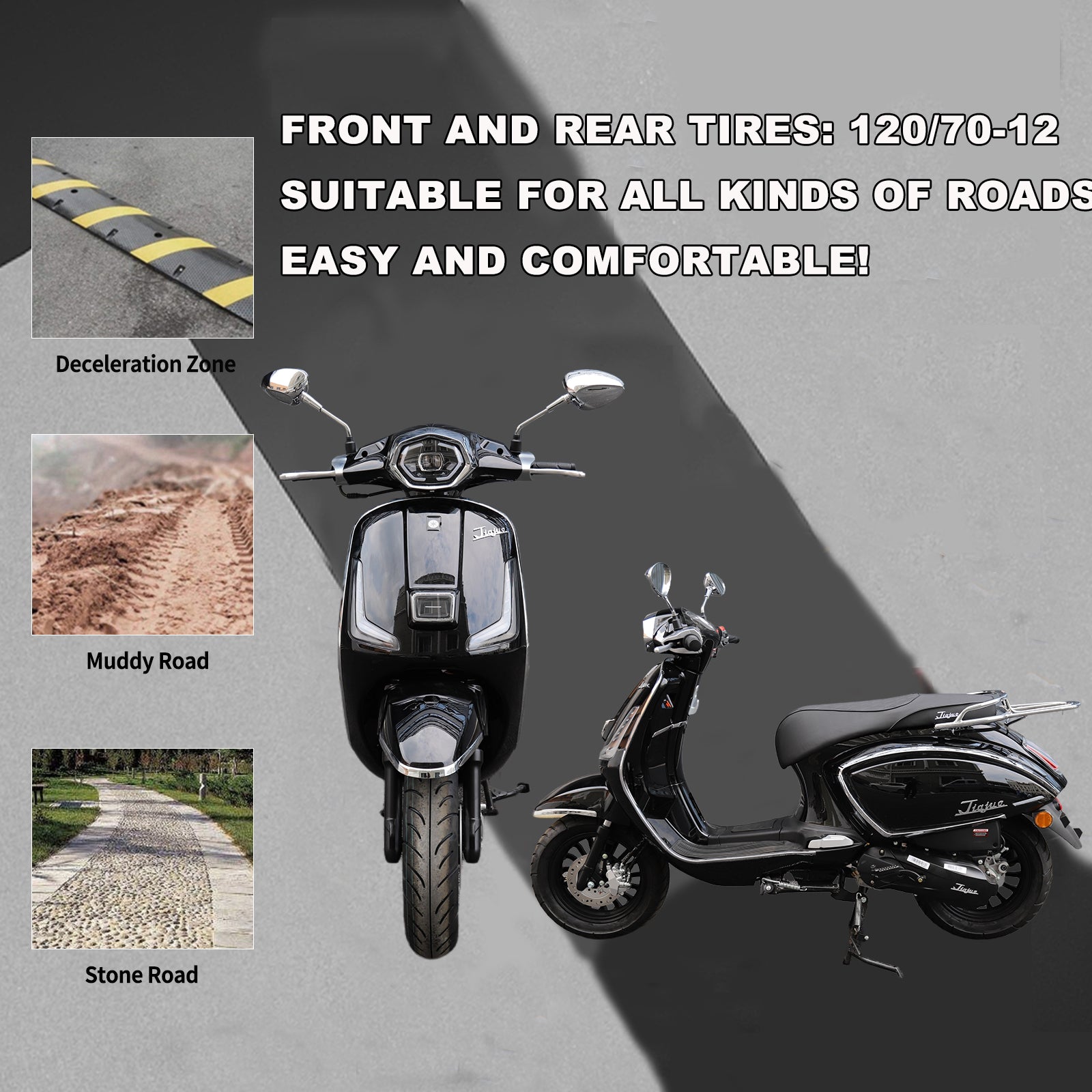 Achilles R 125CC motorcycle scooter moped fuel motorcycle